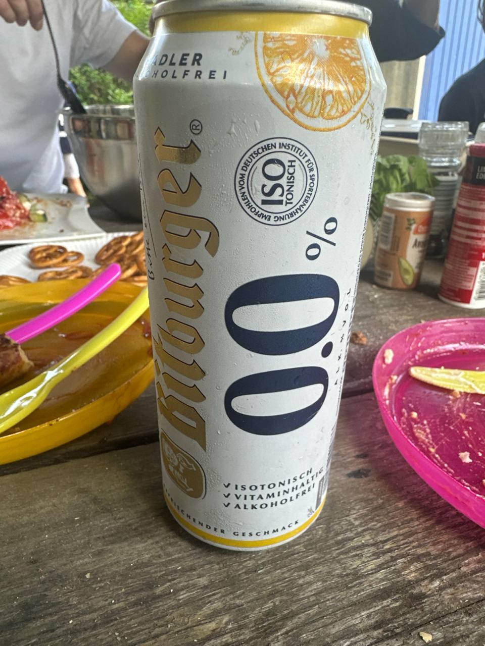 Bitburger 0,0% Radler alkoholfrei, Vorderetikett