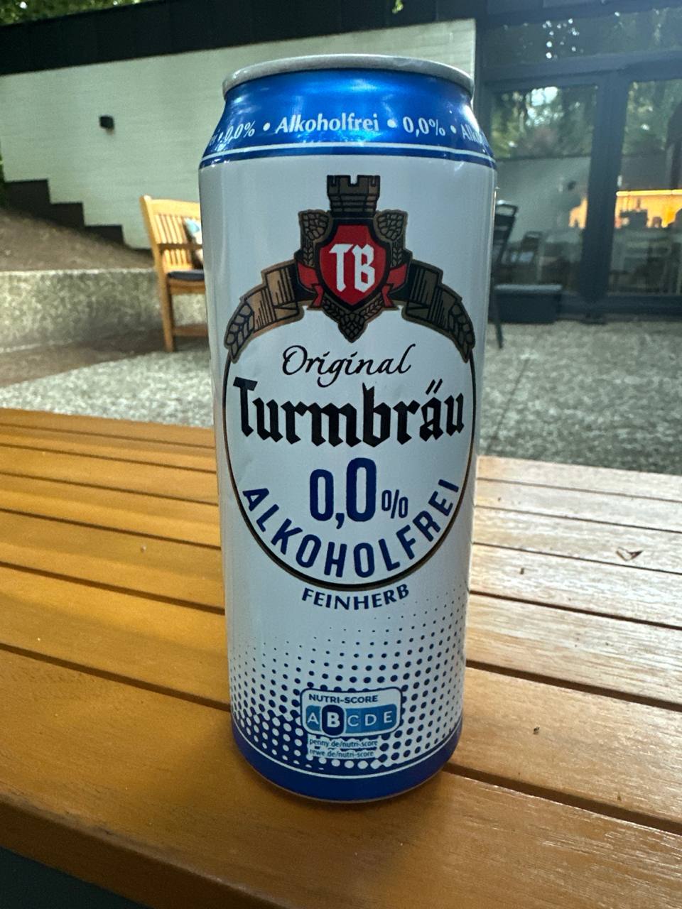 Original Turmbräu 0,0% alkoholfrei feinherb, Vorderetikett